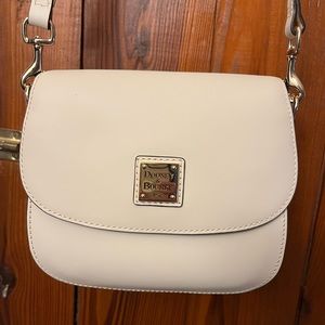 Dooney & Bourke mini, saddle, crossbody. Like new-used only once.